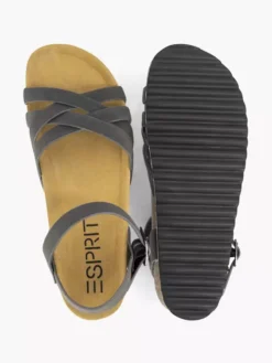 ESPRIT Zwarte Sandaal -Beroemde Schoenen Winkel 2042473 H3