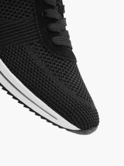 Zwarte Knitted Sneaker -Beroemde Schoenen Winkel 2042729 H5