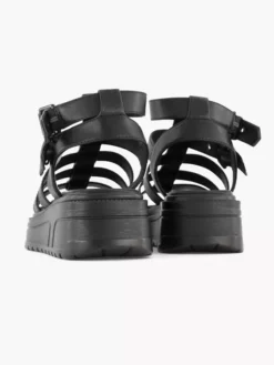 Zwarte Chunky Sandaal Gesp -Beroemde Schoenen Winkel 2045416 H4