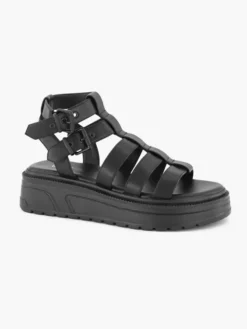 Zwarte Chunky Sandaal Gesp -Beroemde Schoenen Winkel 2045416 H6