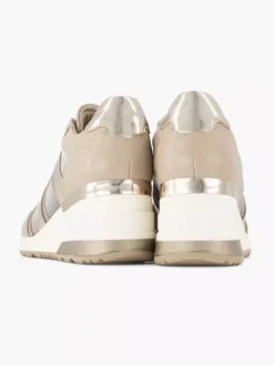 Beige Sneaker Sleehak -Beroemde Schoenen Winkel 2047857 H4