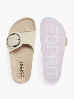 ESPRIT Beige Slipper Siergesp -Beroemde Schoenen Winkel 2048911 H3