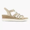 Easy Street Beige Sandaal Sleehak