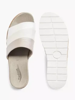 Witte Leren Slipper -Beroemde Schoenen Winkel 2055357 H3