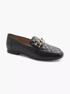 Zwarte Loafer Ketting -Beroemde Schoenen Winkel 2061062 H6