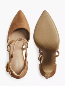 Bruine Pump Gespsluiting -Beroemde Schoenen Winkel 2061127 H3