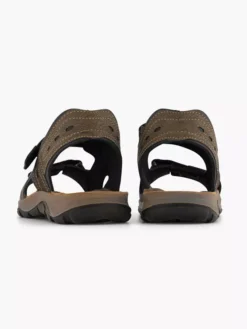 Easy Street Bruine Sandaal Klittenband -Beroemde Schoenen Winkel 2063702 H4