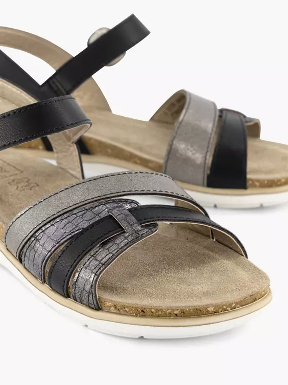 Easy Street Zwarte Sandaal Gespsluiting 3 Easy Street Zwarte Sandaal Gespsluiting - Afbeelding 3