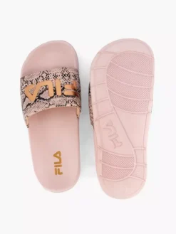 Fila Roze Badslipper Slangenprint -Beroemde Schoenen Winkel 2066780 H3