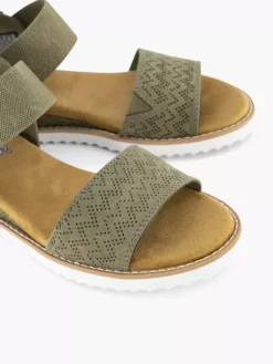 Skechers Khaki Sandaal Desert Kiss -Beroemde Schoenen Winkel 2066942 H3