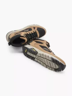 Skechers Bruin/ Zwarte Hoge Sneaker Memory Foam -Beroemde Schoenen Winkel 2075627 H3