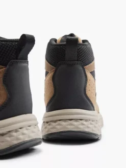 Skechers Bruin/ Zwarte Hoge Sneaker Memory Foam -Beroemde Schoenen Winkel 2075627 H4