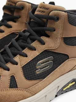 Skechers Bruin/ Zwarte Hoge Sneaker Memory Foam -Beroemde Schoenen Winkel 2075627 H5