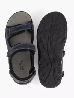 Easy Street Blauwe Sandaal Klittenband -Beroemde Schoenen Winkel 2076749 H3