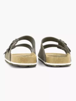 Khaki Slipper Gesp -Beroemde Schoenen Winkel 2076779 H4