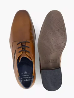 Bugatti Cognac Leren Leagro -Beroemde Schoenen Winkel 2081991 H3