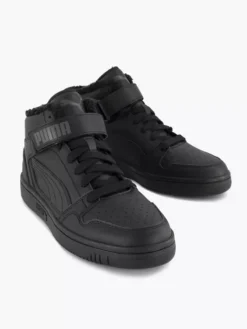 Puma Zwarte Rebound Mid Strap WTR 10 Puma Zwarte Rebound Mid Strap WTR -Beroemde Schoenen Winkel 2083218 H5