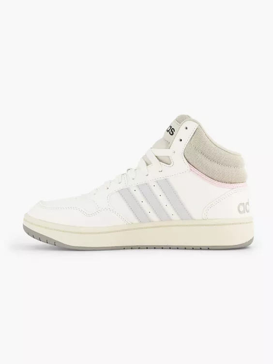 ADIDAS Witte Hoops 3.0 Mid 2 ADIDAS Witte Hoops 3.0 Mid - Afbeelding 2