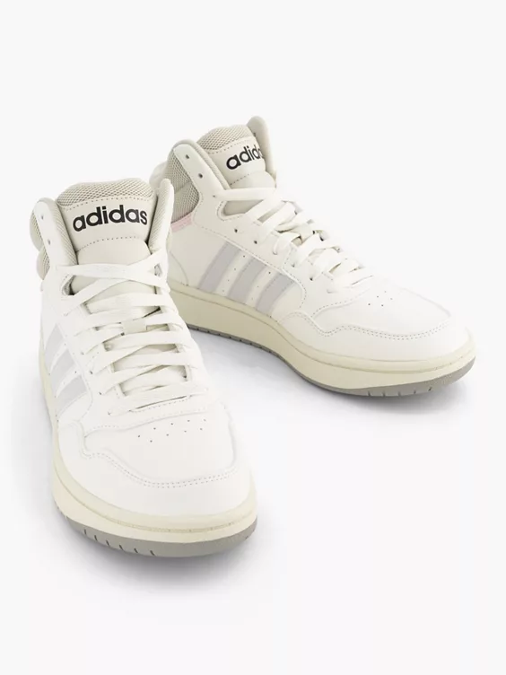 ADIDAS Witte Hoops 3.0 Mid 5 ADIDAS Witte Hoops 3.0 Mid - Afbeelding 5
