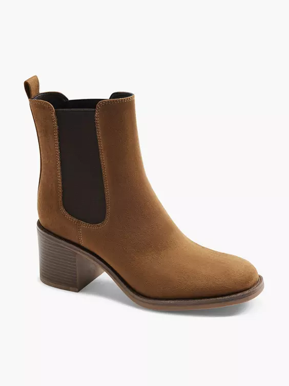 Cognac Chelsea Boot Hak 6 Cognac Chelsea Boot Hak - Afbeelding 6