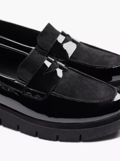 Zwarte Instapper Lak -Beroemde Schoenen Winkel 2090604 H5