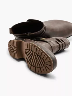 Easy Street Taupe Enkelaars -Beroemde Schoenen Winkel 2091840 H3