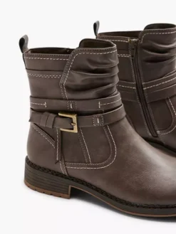 Easy Street Taupe Enkelaars -Beroemde Schoenen Winkel 2091840 H5