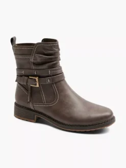 Easy Street Taupe Enkelaars -Beroemde Schoenen Winkel 2091840 H6