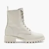 Off White Leren Veterboot