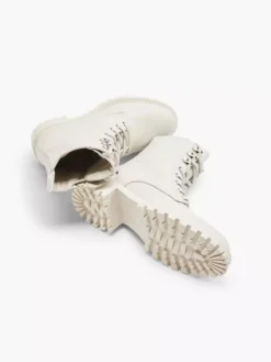 Off White Leren Veterboot -Beroemde Schoenen Winkel 2093150 H3