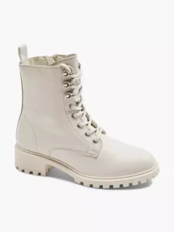 Off White Leren Veterboot -Beroemde Schoenen Winkel 2093150 H6