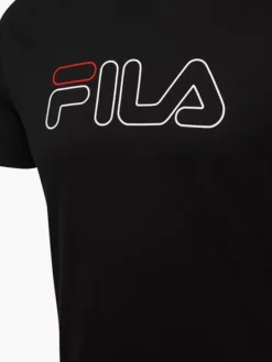Fila Zwarte Sofades Logo Tee -Beroemde Schoenen Winkel 2093401 H3