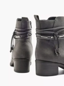 Grijze Enkellaars -Beroemde Schoenen Winkel 2094116 H4