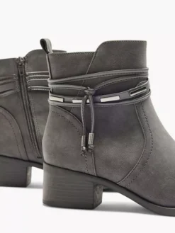 Grijze Enkellaars -Beroemde Schoenen Winkel 2094116 H5