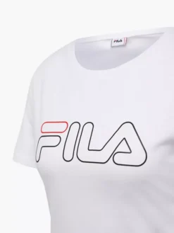Fila Witte Schilde Tee -Beroemde Schoenen Winkel 2094371 H3