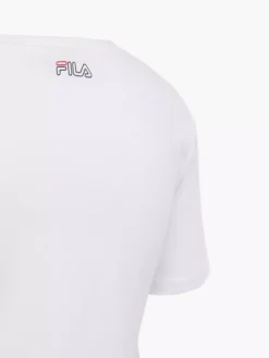 Fila Witte Schilde Tee -Beroemde Schoenen Winkel 2094371 H4