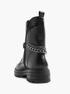 Zwarte Veterboot Sierketting -Beroemde Schoenen Winkel 2096410 H4