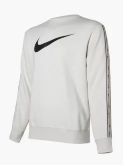 Nike Beige NSW Repeat SW FLC Crew BB -Beroemde Schoenen Winkel 2096543 H6