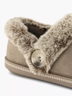Skechers Taupe Pantoffel -Beroemde Schoenen Winkel 2097149 H5