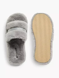 ESPRIT Grijze Slipper Plush -Beroemde Schoenen Winkel 2097441 H3