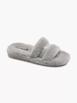 ESPRIT Grijze Slipper Plush -Beroemde Schoenen Winkel 2097441 H6
