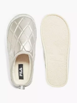 Fila Zilveren Instap Pantoffel -Beroemde Schoenen Winkel 2097491 H3