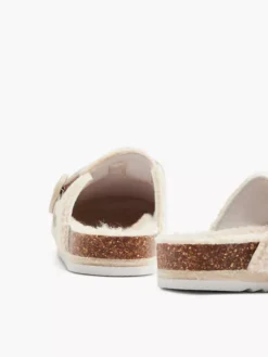 ESPRIT Beige Instap Pantoffel Teddy -Beroemde Schoenen Winkel 2097967 H4