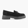 Zwarte Chuny Loafer Sierketting