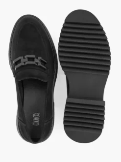 Zwarte Chuny Loafer Sierketting -Beroemde Schoenen Winkel 2099793 H3