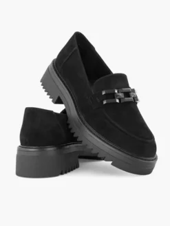 Zwarte Chuny Loafer Sierketting -Beroemde Schoenen Winkel 2099793 H5