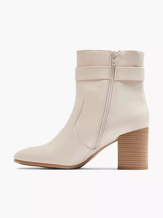 Beige Enkellaars Gesp 2 Beige Enkellaars Gesp - Afbeelding 2