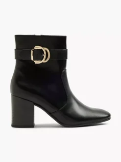 Zwarte Enkellaars Gesp