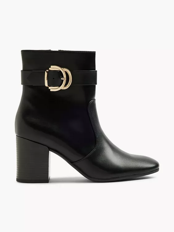 Zwarte Enkellaars Gesp 1 Zwarte Enkellaars Gesp