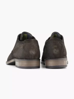 Bugatti Donkerbruine Suède Veterschoen -Beroemde Schoenen Winkel 2108807 H4